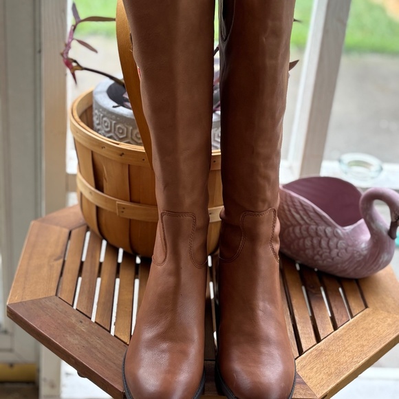 Sam Edelman brown leather boots - Picture 1 of 13